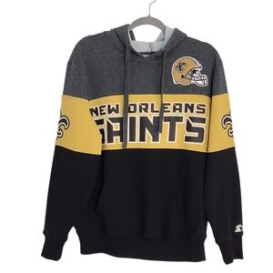 STARTER New Orleans Saints Hoodie Sweatshirt Size Medium